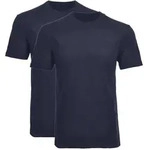 T-Shirt RAGMAN "T-Shirt 2er Pack", Herren, Gr. 6XL, blau (dunkelblau), Obermaterial: