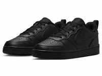 Sneaker NIKE SPORTSWEAR "COURT BOROUGH LOW RECRAFT (GS)" Gr. 36, schwarz (black,