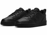 Sneaker NIKE SPORTSWEAR "COURT BOROUGH LOW RECRAFT (GS)" Gr. 36, schwarz (black,