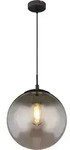 GLOBO LIGHTING H&auml;ngeleuchte "BLAMA", silber (schwarz matt), 1, &Oslash; 30cm H:...