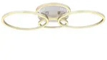 GLOBO LIGHTING Deckenleuchte "KENDY", wei&szlig; (nickel matt), 1, H: 7,5cm, 1 Stk.,