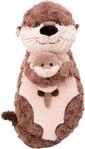 Kuscheltier NICI "Otter Oda & Odalina, 40 cm", grau, Pl&uuml;schfiguren, KinderB:20cm