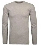 Langarmshirt RAGMAN, Herren, Gr. 3XL, grau (grau, melange), Jersey, 90%...