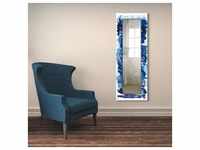 Dekospiegel ARTLAND "Aquarell in blau" Spiegel Gr. B/H/T: 50,4 cm x 140,4 cm x...