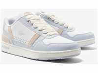 Sneaker LACOSTE "T-CLIP 223 2 SFA" Gr. 36, weiß (hellblau, weiß) Schuhe...