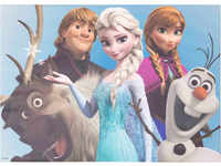 Disney Leinwandbild "Frozen Gruppenumarmung", (1 St.)