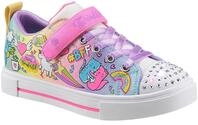 Sneaker SKECHERS "TWINKLE SPARKS BFF MAGIC", M&auml;dchen, Gr. 29, bunt, Synthetik,