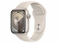 Smartwatch APPLE "Watch Series 9 GPS Aluminium 41mm M/L" Smartwatches beige
