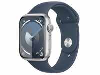 Smartwatch APPLE "Watch Series 9 GPS Aluminium 45mm S/M" Smartwatches silberfarben
