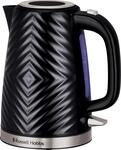 RUSSELL HOBBS Wasserkocher "Groove Black 26380-70" 1,7 l 2400 W Edelstahl,
