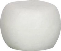 WOOOD Beistelltisch "Pebble Fiberclay in Betonoptik mit organischer Rundung"