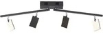 NEUHAUS PURE LED Deckenleuchte "PURE Mira", schwarz (schwarz pearl), 4, H: 11,5cm, 1