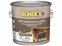 BONDEX Holzschutzlasur "Wetterschutzlasur" Farben Gr. 2,5 l 2,5 ml, grau...