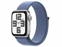 Smartwatch APPLE "Watch SE GPS 40mm One-Size" Smartwatches blau (silver, winter blue)