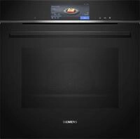 SIEMENS Dampfbackofen iQ700 "HS758G3B1" mit Teleskopauszug nachr&uuml;stbar mit ecoClean