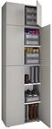 Schuhschrank VCM "XXL Schuhschrank Kleiderschrank Schrank Lona 5f A", grau, B:70cm