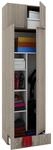 VCM Mehrzweckschrank "Holz Besenschrank Staubsauger Putzschrank Vandol" 1 Stk. tlg.