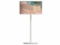 E (A bis G) LG LCD-LED Fernseher "27ART10AKPL" silberfarben (aluminium) LED Fernseher