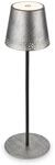 BRILONER LEUCHTEN LED Tischleuchte "KIKI", antik, silber, 1, &Oslash; 12cm H: 38cm, 1 Stk.,