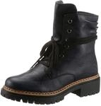 Rieker Schn&uuml;rboots, Stiefelette, Profilsohle, Blockabsatz, mit l&auml;ssiger Schn&uuml;rung