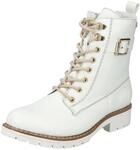 Winterstiefelette RIEKER, Damen, Gr. 36, wei&szlig;, Lederimitat, unifarben, Schuhe