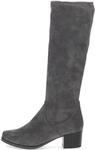 Stiefel CAPRICE "Caprice Stiefel Lederimitat", Damen, Gr. 36, grau (dunkelgrau),