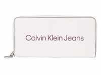 Calvin Klein Jeans Geldbörse "SCULPTED ZIP AROUND MONO", mit großflächigem
