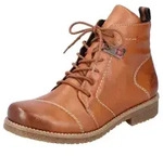 Schn&uuml;rstiefelette RIEKER, Damen, Gr. 37, braun, Lederimitat, Schuhe