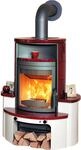 HARK Kaminofen ""Avenso GT ECOplus 8 KW"" bordeaux-rot