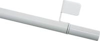 Scheibenstange GARDINIA "Klemmstange Filigrano Zylinder" Gr. 2, wei&szlig;, &Oslash;:10mm,