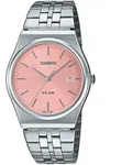 Quarzuhr, silber (silberfarben, rosa), CASIO TIMELESS COLLECTION, Armbanduhren,