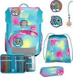 Undercover Scout Neo Exklusiv Safety Light Happy Rainbow Schulranzen-Set