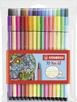 Stabilo 6830-1, Stabilo Pen 68 Fasermaler 30 St&uuml;ck Packung inkl. neon