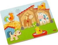 Haba Soundbuch Holzpuzzle mit Tierstimmen Auf dem Land