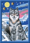 Ravensburger Malen nach Zahlen S&uuml;&szlig;e Wolfsfamilie