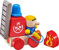 Schmidt Spiele 62077, Schmidt Spiele Feuerwehr Klett-Stapelspielzeug von Selecta