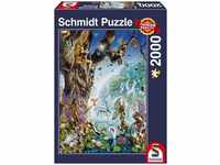 Schmidt Spiele 57386, Schmidt Spiele Puzzle Im Tal der Wasserfeen 2000 Teile