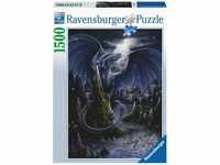 Ravensburger 17105, Ravensburger Puzzle Der Schwarzblaue Drache 1500 Teile