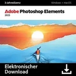 Adobe Photoshop Elements 2025 für Windows | 2 Geräte / 3 Jahre Adobe Photoshop Elements 2025 für Windows | 2 Geräte / 3 Jahre