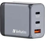 Verbatim GaN Charger 65 Watt f&uuml;r Laptops, Tablets, Smartphones - 3-in-1