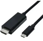 ROLINE 4K@60Hz USB-C auf HDMI - Videokabel | Schwarz - Neu