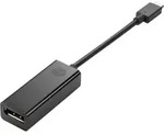HP 4K@30Hz USB-C auf Displayport - Video Adapter | Schwarz - Neu