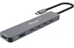 Equip 133500 USB-C 6-in-1 Multifunktionsadapter - USB-C Hub | Neu