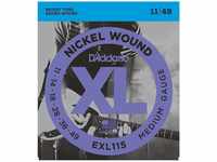 D'Addario EXL115-3D - XL Electric Nickel Wound 3er Pack | 011-049