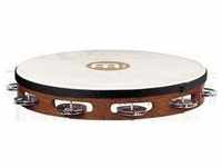 Meinl Percussion TAH1AB - 10 " Traditional Goatskin Wood Tambourine, Single Row, ...