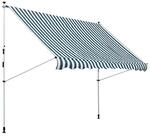 Outsunny Markise gr&uuml;n B/H/L: ca. 150x280x300 cm