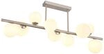 GLOBO Deckenleuchte nickel matt Metall B/H/T: ca. 28x37x87 cm G9 9 Brennstellen