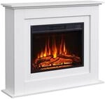 Balderia Elektrischer-Kamin EF447A-MT447A-W wei&szlig; B/H/T: ca. 82x100x25 cm