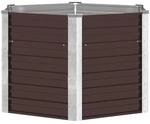 Hochbeet braun Stahl B/H/L: ca. 129x77x129 cm