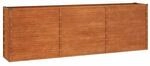 Hochbeet braun Stahl B/H/L: ca. 40x77x240 cm